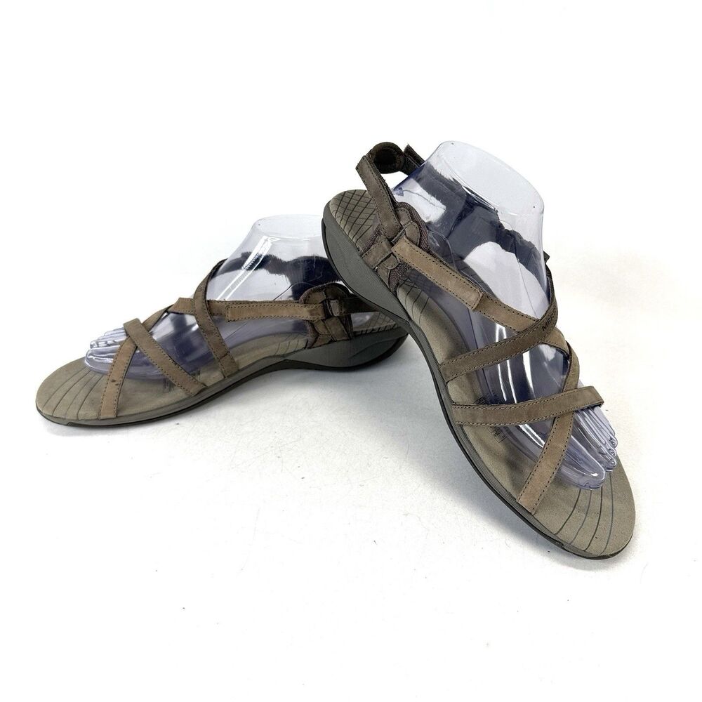 Merrell Aster Womens Size US 11 Strappy Sport Sandals Beige Taupe Hiking Flat